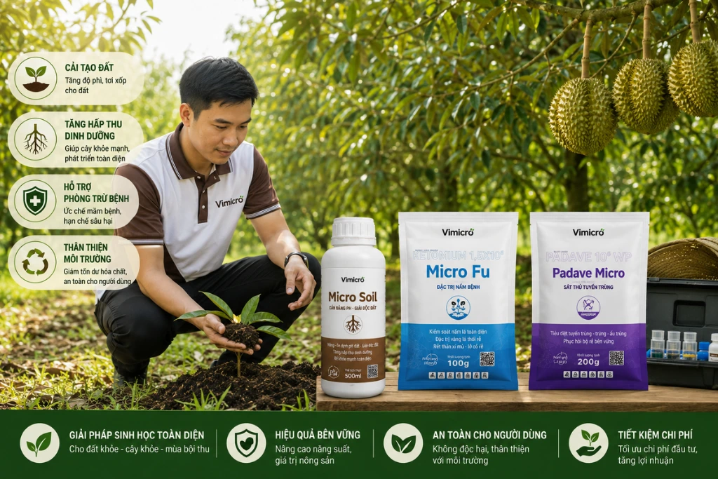 Ứng dụng vi sinh và sinh học trong canh tác